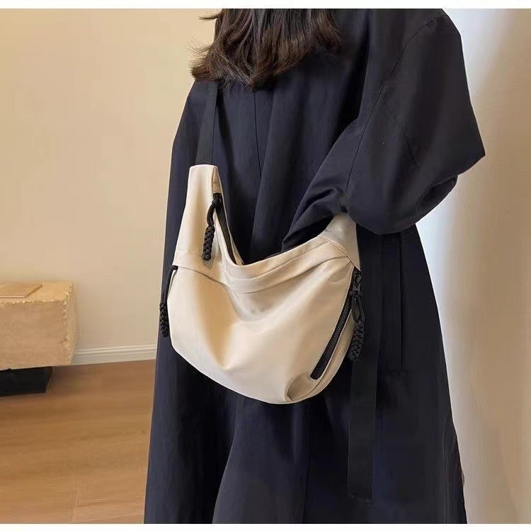 Sac à bandoulière décontracté en tissu