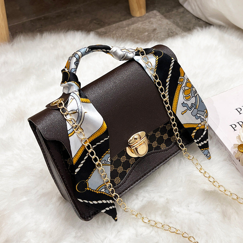 Sac Petit carré tendance à imprimé vintage pour femme