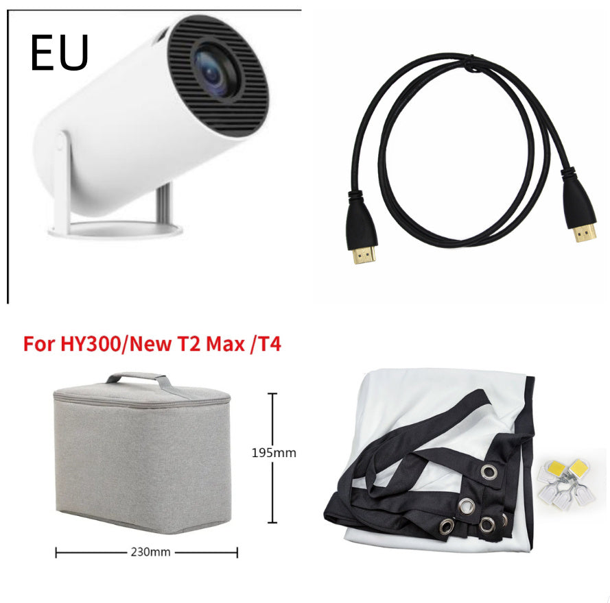 Projecteur 4K ultra haute définition H713, intelligent, pour la maison, le bureau, les conférences et le salon