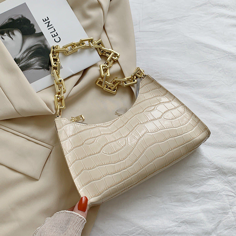 Sac Texture Chaîne Femme