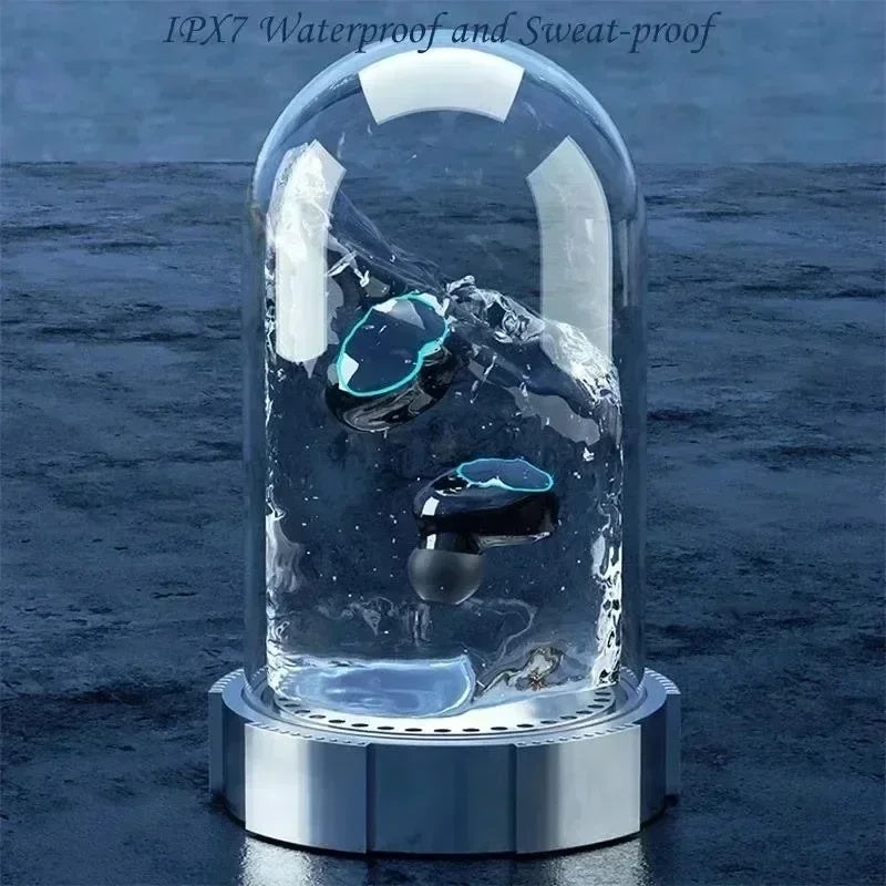 Nouveau Produit Modèle Privé Sans Fil Bluetooth Écouteurs TWS Grand Écran Intelligent Affichage Numérique Dans L'oreille Respirant Lumière
