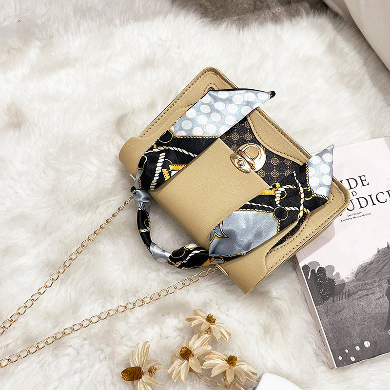 Sac Petit carré tendance à imprimé vintage pour femme