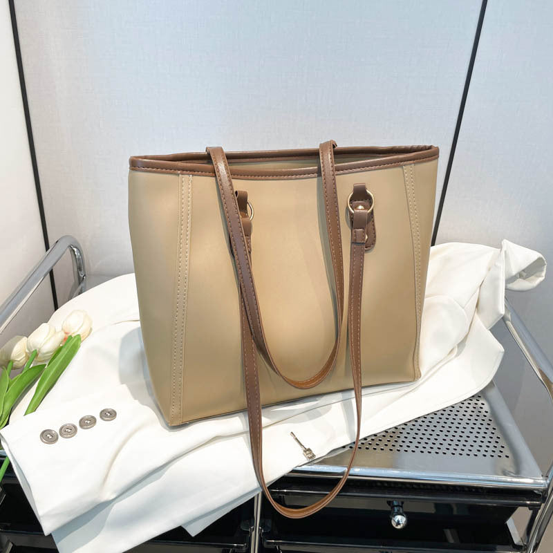 Sac couleur rétro grande capacité nouveau sac de loisirs étudiant