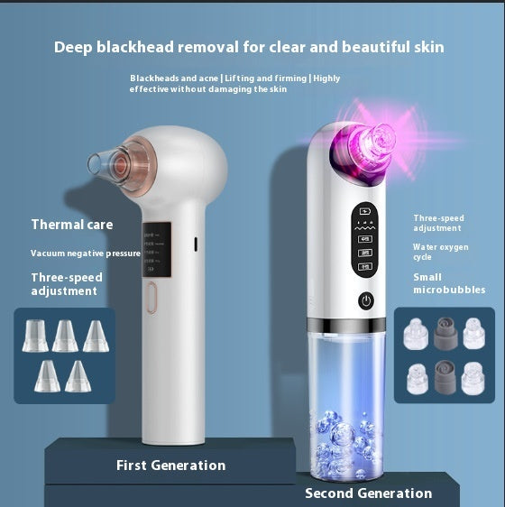 Nettoyant électrique du visage et élimination des points noirs