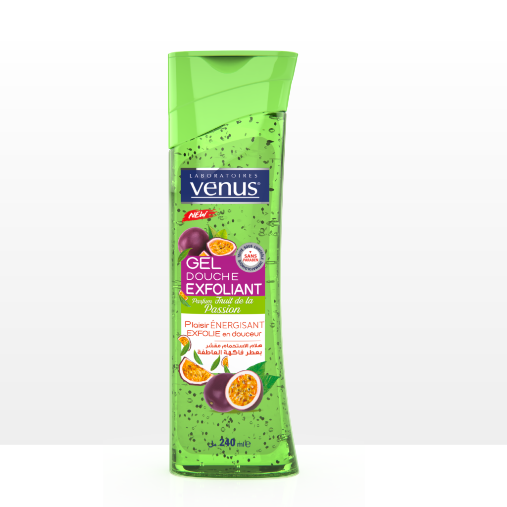 le nouveau gel douche exfoliant des LABORATOIRES VENUS