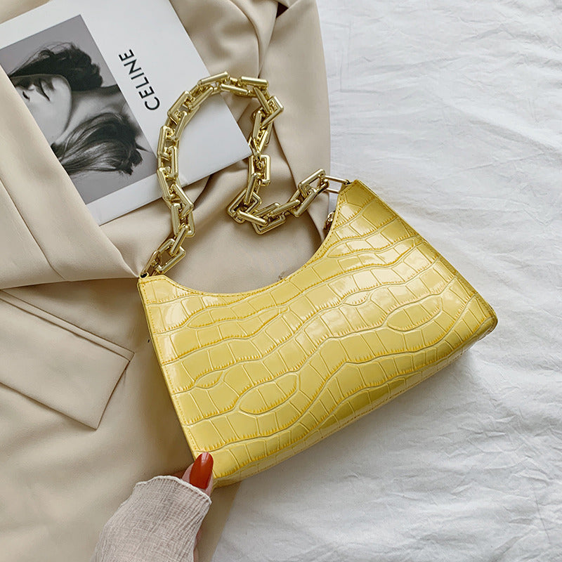 Sac Texture Chaîne Femme
