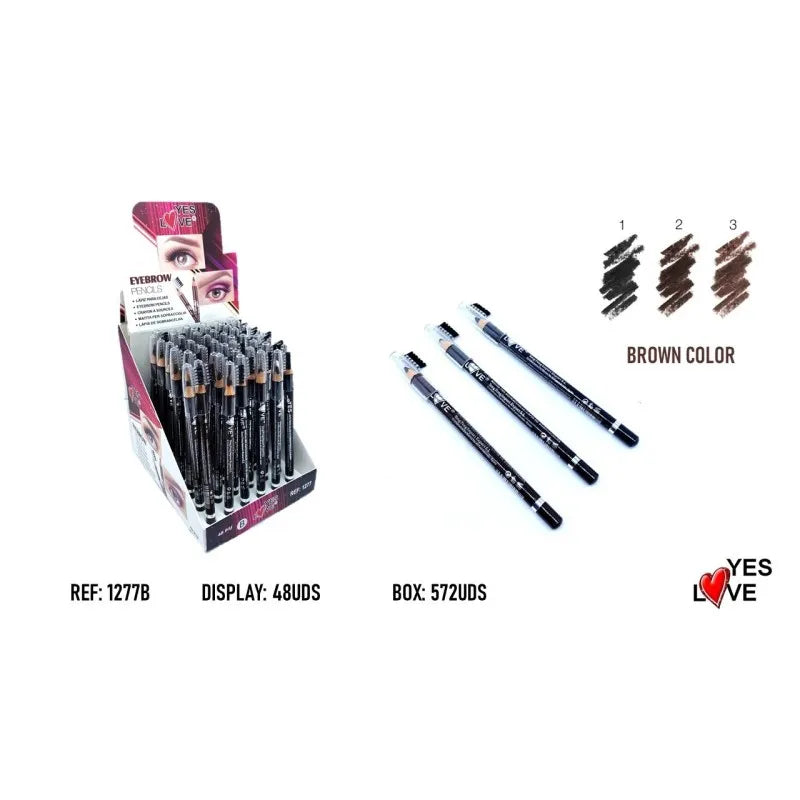 CRAYONS YEUX SOURCILS + BROSSE YES LOVE