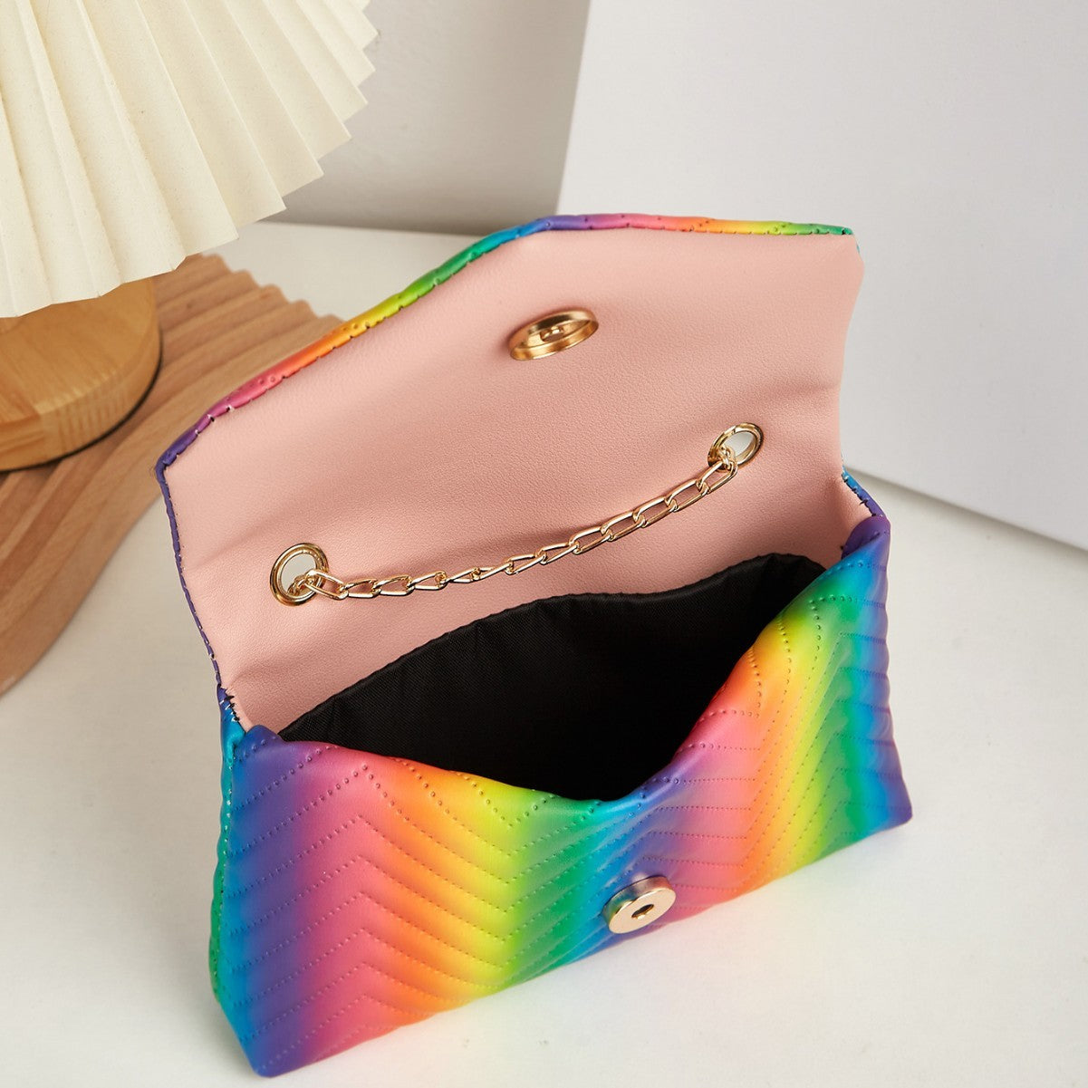 Sac à main couleur contrastée