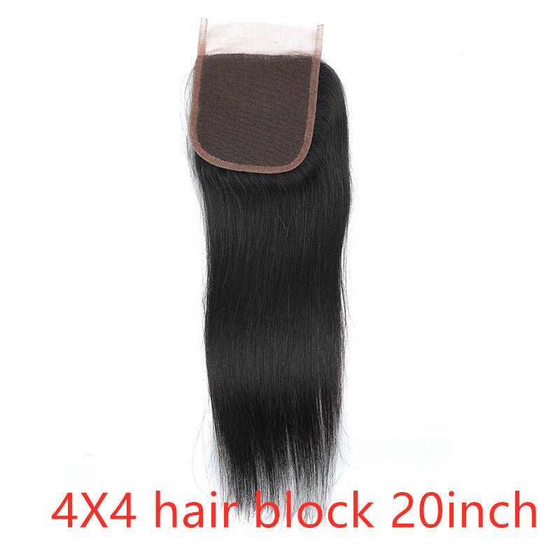 Extension de cheveux en cheveux humains, cheveux lisses et ondulés, couleur naturelle
