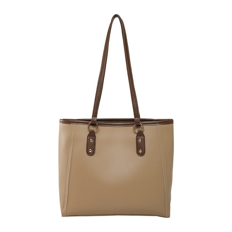 Sac couleur rétro grande capacité nouveau sac de loisirs étudiant