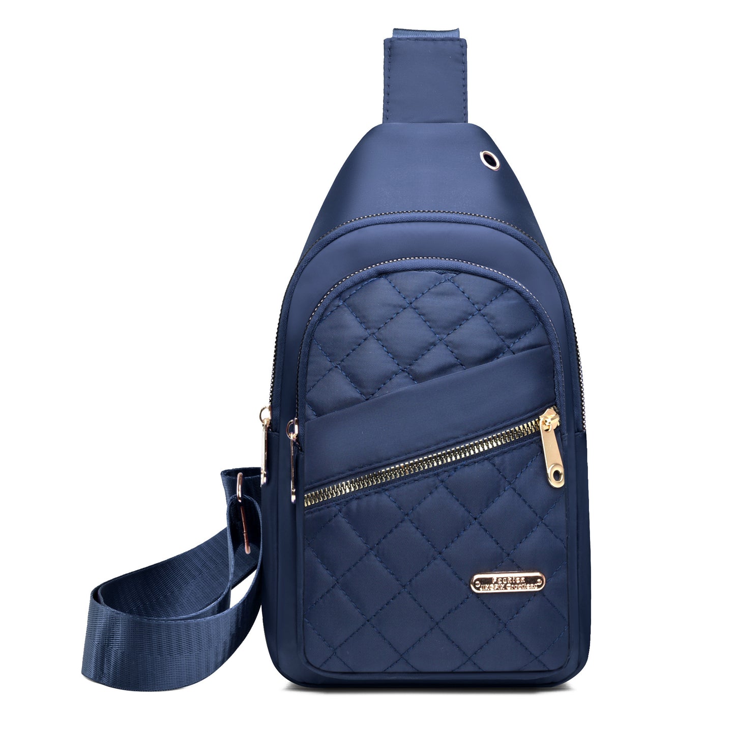 Sac en nylon pour femme, sac à bandoulière tendance en forme de losange