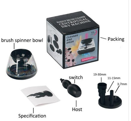 Nettoyeur de pinceaux de maquillage électrique
