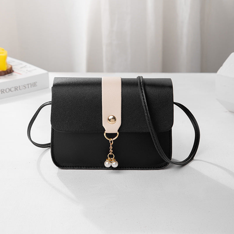 Petit sac carré à pendentif en perles contrastées Everyday Joker pour femme