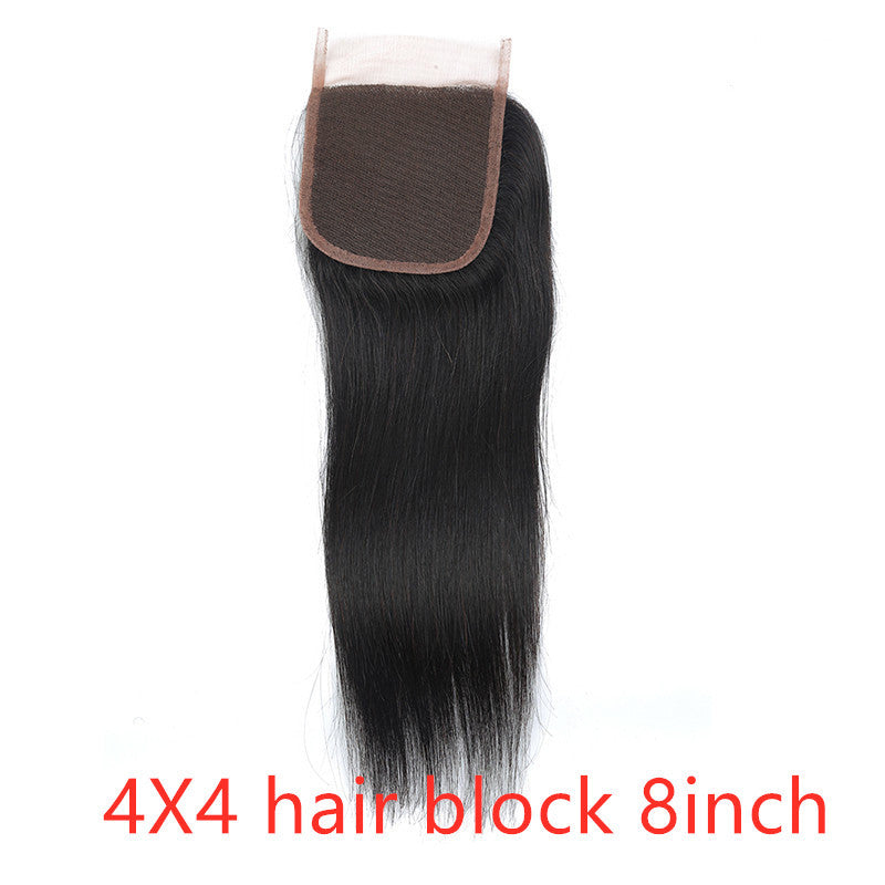Extension de cheveux en cheveux humains, cheveux lisses et ondulés, couleur naturelle