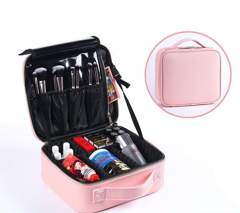Trousse de maquillage pour femme, trousse de maquillage, boîte de rangement pour produits de beauté