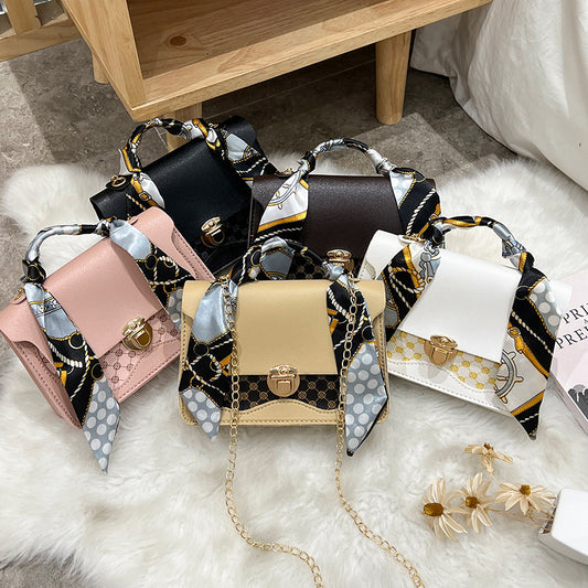 Sac Petit carré tendance à imprimé vintage pour femme