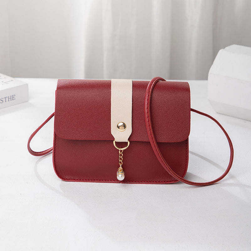 Petit sac carré à pendentif en perles contrastées Everyday Joker pour femme
