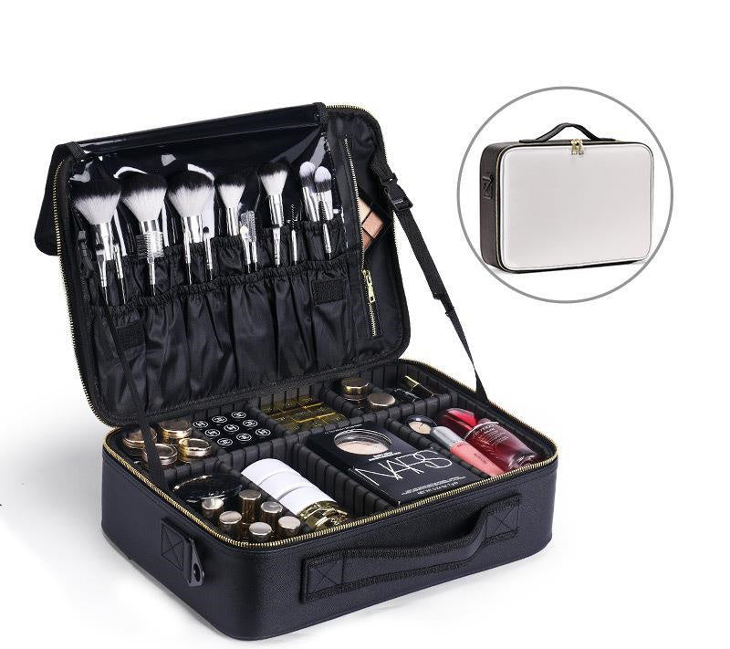 Trousse de maquillage pour femme, trousse de maquillage, boîte de rangement pour produits de beauté