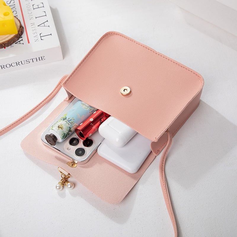 Petit sac carré à pendentif en perles contrastées Everyday Joker pour femme