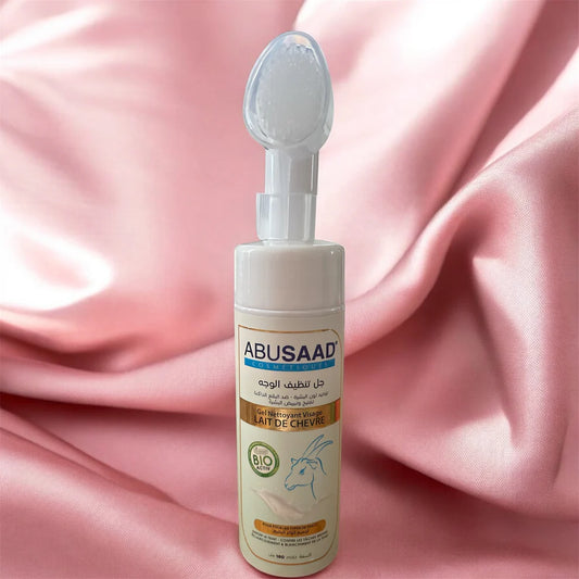 Gel Nettoyant Visage au Lait de Chèvre – Peaux Sensibles & Acnéiques