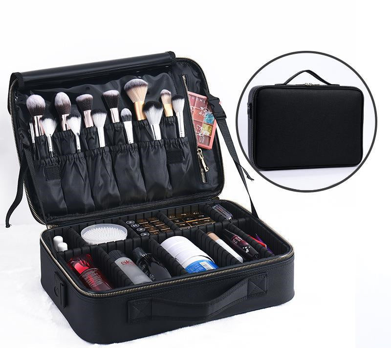 Trousse de maquillage pour femme, trousse de maquillage, boîte de rangement pour produits de beauté
