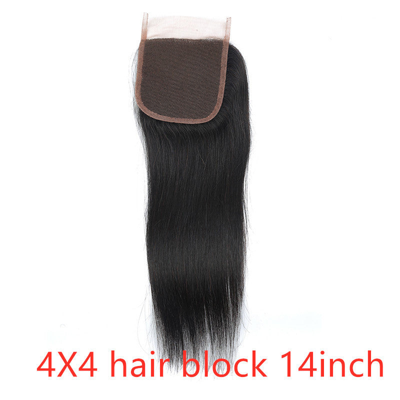 Extension de cheveux en cheveux humains, cheveux lisses et ondulés, couleur naturelle