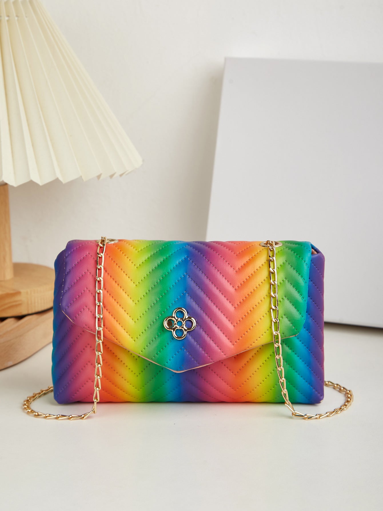 Sac à main couleur contrastée