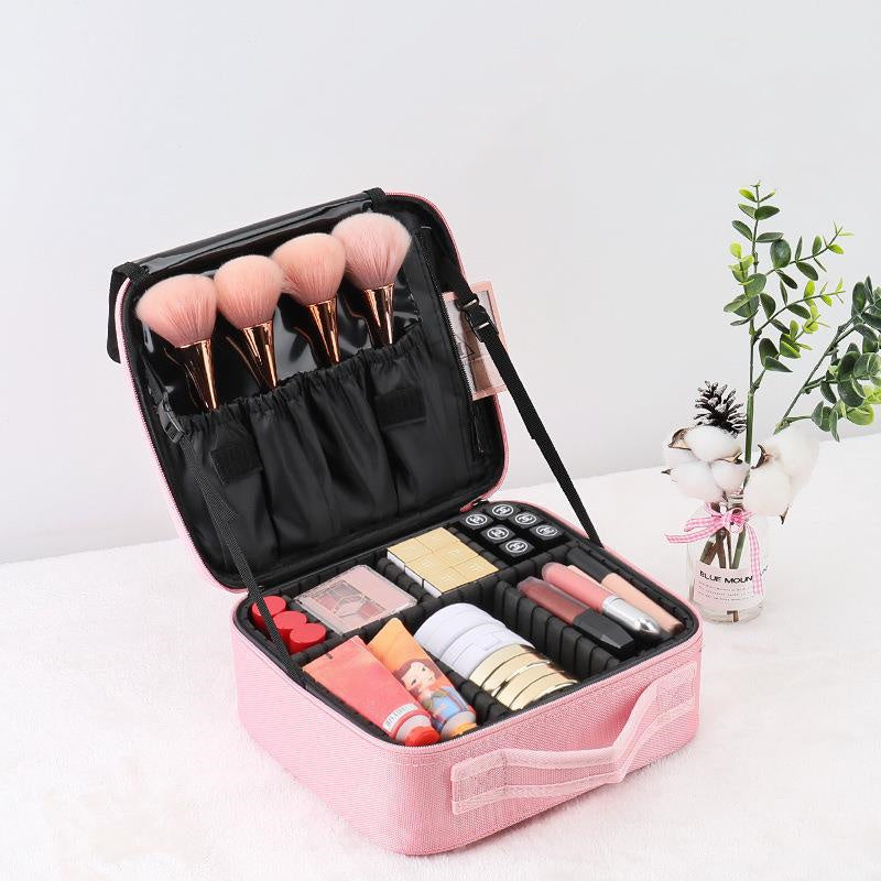 Trousse de maquillage pour femme, trousse de maquillage, boîte de rangement pour produits de beauté