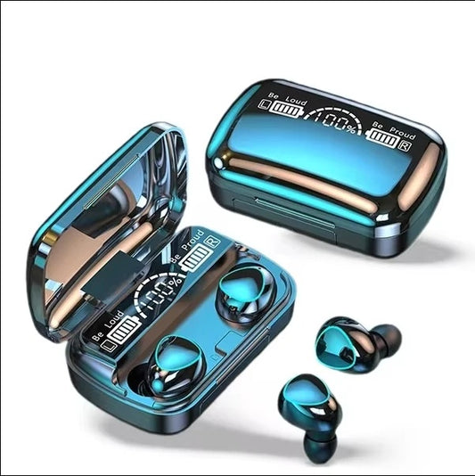Nouveau Produit Modèle Privé Sans Fil Bluetooth Écouteurs TWS Grand Écran Intelligent Affichage Numérique Dans L'oreille Respirant Lumière