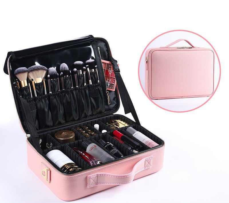 Trousse de maquillage pour femme, trousse de maquillage, boîte de rangement pour produits de beauté