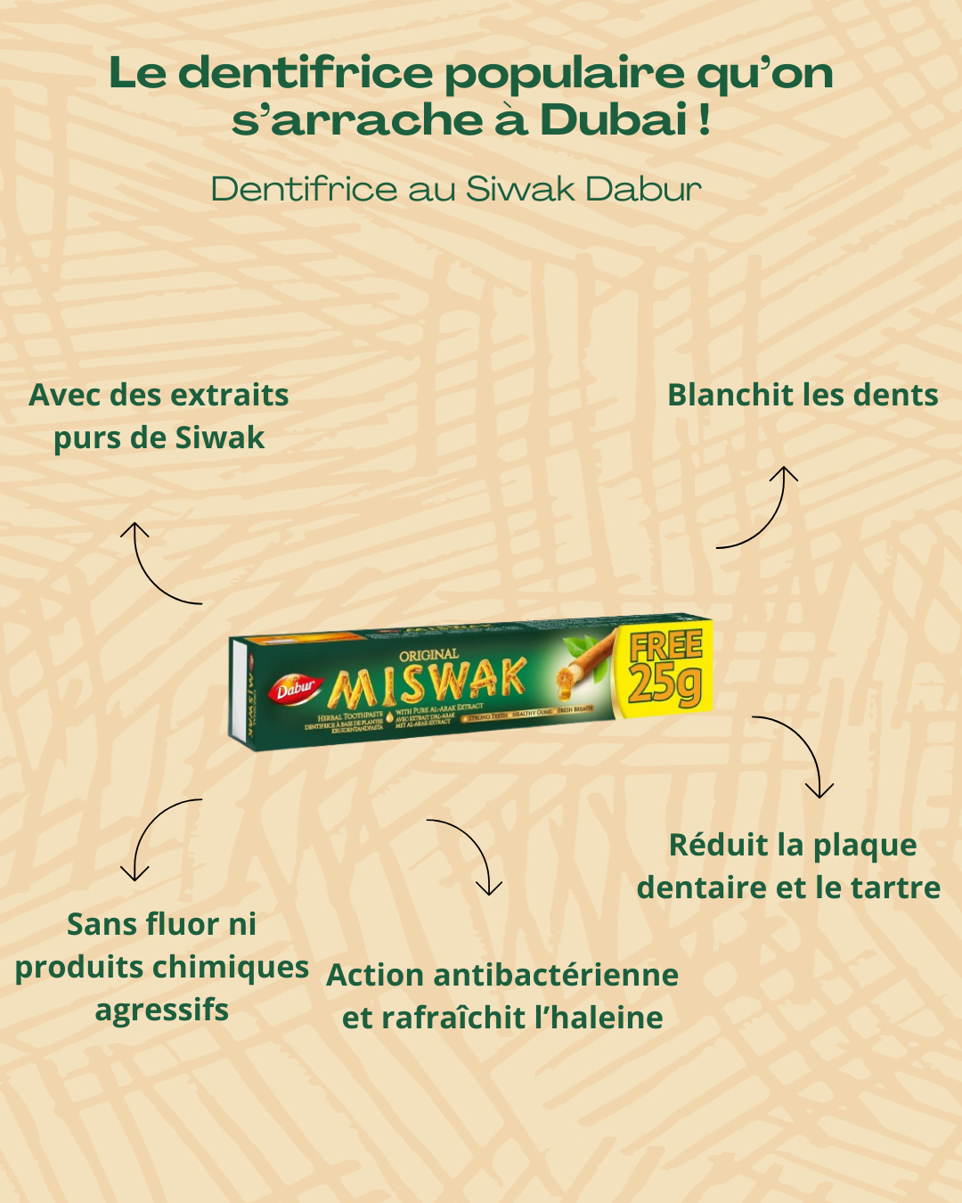 Dentifrice Miswak